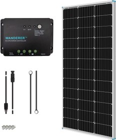 تصویر پنل خورشیدی مدل Renogy 12 Volts Monocrystalline Solar Starter Kit - ارسال 15 الی 20 روز کاری 