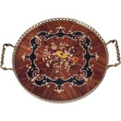 تصویر سینی چوبی معرق کد CW94 