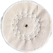 تصویر کرکی پرداخت النگویی سفید ترک White Cotton Polishing Bracelet Buffing Wheel