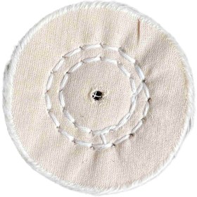 تصویر کرکی پرداخت النگویی سفید ترک White Cotton Polishing Bracelet Buffing Wheel