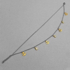 تصویر پابند دورنگ طرح لنگر 