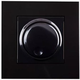 تصویر کلید دیمر 800 وات خیام الکتریک مدل پارمیس مشکی 