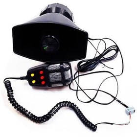 تصویر آژیرپلیسی و بلندگو پلیسی حرفه ای Lenzo 