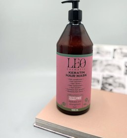 تصویر ماسک مو کراتینه لئو کازمتیک (LEO Cosmetic) – حجم 1000 میلی‌لیتر 