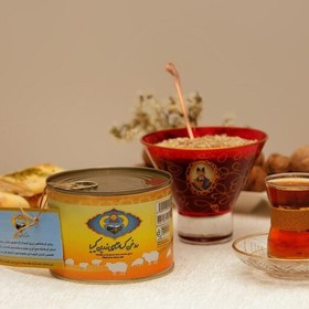 تصویر روغن حیوانی کرمانشاهی گوسفندی 400 گرم خالص زرین کیمیا 