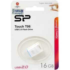 تصویر فلش مموری سیلیکون پاور مدل تی 06 با ظرفیت 16 گیگابایت ا Touch T06 USB 2.0 Flash Memory 16GB Touch T06 USB 2.0 Flash Memory 16GB