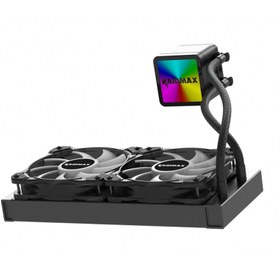 تصویر خنک کننده مایع پردازنده ریدمکس TORNADO LC240 ARGB RAIDMAX TORNADO LC240 240mm ARGB CPU Liquid Cooler