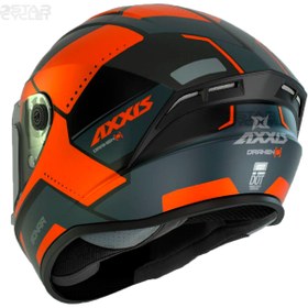 تصویر کلاه کاسکت AXXIS مدل SONAR-ORANGE 