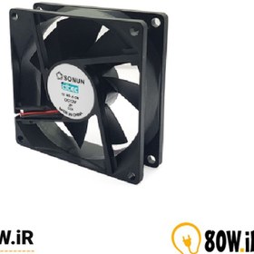 تصویر فن کیس 8x8x2.5 12V 8025 