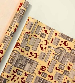 تصویر 3 برگ کاغذ کادو مخمل – 1052 