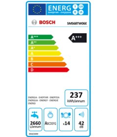 تصویر ماشین ظرفشویی بوش مدل SMS68TW06E Bosch SMS68TW06E Dishwasher