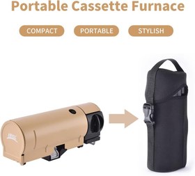 تصویر اجاق تاشو سفری مدل Portable Folding Cassette Stove DKS1001 