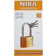 تصویر قفل آویز نیکا سایز ۷۵ پایه بلند 