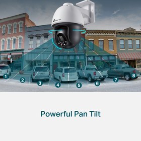 تصویر TPLINK VIGI C540 4MP Outdoor Full-Color Pan Tilt Network Camera 