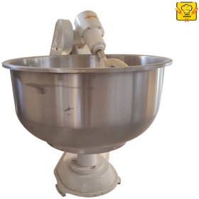 تصویر دستگاه خمیرگیر صنعتی ظرفیت ۱۲۰ کیلوگرم با موتور ۲ اسب 