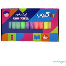 تصویر گچ رنگی 12عددی کیوب 