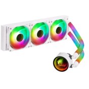 تصویر خنک کننده مایع پردازده گرین مدل GLACIER 360 STREAM-ARGB 