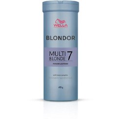 تصویر پودر دکلره ولا مدل مولتی بلوند MULTI BLONDE حجم 400 گرم 