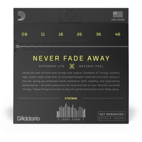 تصویر Daddario 09-46 Super Light Top/Regular Bottom Coated Electric Guitar Strings 