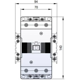 تصویر کنتاکتور 85 آمپر AC 220V LS مدل MC-85A Contactor 85A (220V) LS model MC-85a