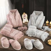 تصویر ست عروس داماد دوقلو ۱۰ تیکه رئال 