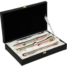 تصویر عصا مس خاتم سه تیکه 