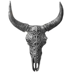 تصویر دیوار کوب جمجمه گاو مدل GM16 