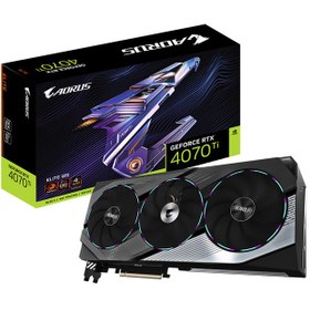 تصویر کارت گرافیک گیگابایت آروس مدل AORUS GeForce RTX™ 4070 Ti ELITE 12G 