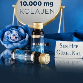 تصویر شات بیوتی کلاژن گلد کوالیتی نوتراکسین 10 عدد 50 میل NUTRAXIN Beauty Collagen Gold Quality