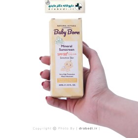 تصویر کرم ضد آفتاب SPF50 کودک بیبی برن 40 میل Baby Born Mineral SPF50 Sunscreen Cream 40 ldg