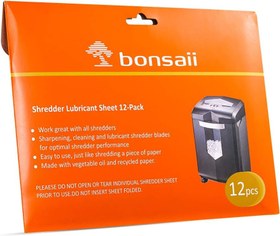 تصویر کاغذ خوردکن صنعتی بونسای Bonsaii مدل C266 Bonsaii C266-A Shredder and 12-Pack Lubricant Sheets