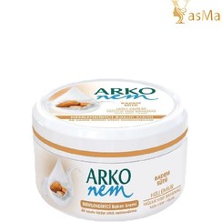 تصویر معرفی کرم دست و صورت ارکو رایحه بادام 300 میل Arko Nem Badem Sütü Nemlendirici Bakım Kremi 300 ml