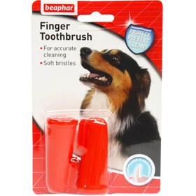 تصویر ست مسواک انگشتی سگ و گربه بیفار مدل Finger Toothbrush تعداد ۲ عدد Beaphar Toothbrush Set for Dogs and Cats