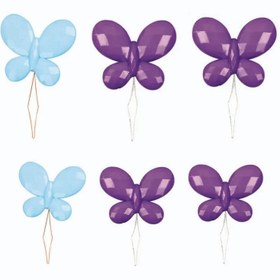 تصویر سوزن نخ کن پروانه ای مدل PA06 مجموعه 6 عددی (2 سایز) 