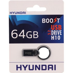 تصویر فلش 64 گیگ هیوندای Hyundai Boost H10 USB 3.2 Hyundai Boost H10 USB 3.2 64GB Flash Drive