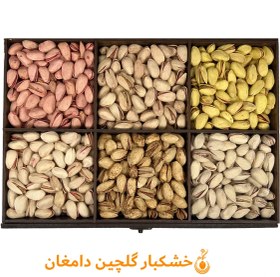 تصویر پک پسته کادویی 6 خانه 