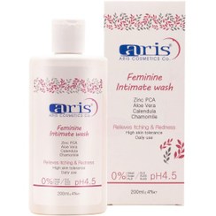 تصویر ژل شستشوی بانوان آریس حاوی PH 4.5 حجم 200 میلی لیتر Aris Feminine Intimate Wash PH 4.5 200ml