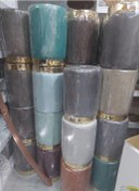 تصویر پاف استوانه ای زیر طلایی 