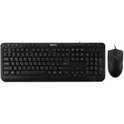 تصویر ست ماوس و کیبورد تسکو مدل TKM 8052 باسیم Mouse and Keyboard Tsco TKM 8052 Wired