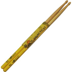 تصویر Los Cabos LCD5AYJ 5A Yellow Jacket Hickory Drumsticks استیک لوس کابوس کانادایی 5A گریپ دار کد 4555 