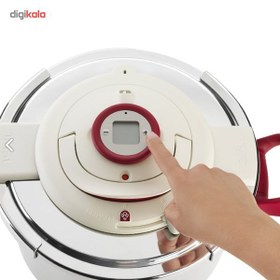 تصویر زودپز 8 لیتری تفال مدل TEFAL CLIPSO &amp; PRECISION TEFAL PRESSURE COOKER CLIPSO PRECISION