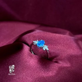 تصویر انگشترنقره زنانه کدanz1145 