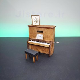 تصویر جعبه موزیکال مدل پیانو هندلی 