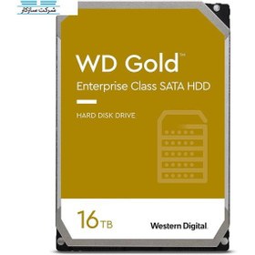 تصویر هارد اینترنال وسترن دیجیتال 16 ترابایت گلد ‎WD161KRYZ Gold Western Digital WD161KRYZ Gold 16TB Datacenter Internal Hard Drive