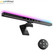 تصویر لایت بار دو منظوره هوشمند محافظ چشم و نورپردازی ویژه مانیتور با پنل لمسی مدل Smart RGB and White Monitor Screen Light Bar for Eye Caring 