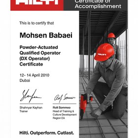 تصویر میخ نواری تفنگ میخکوب هیلتی HILTI BX 3-L A22 