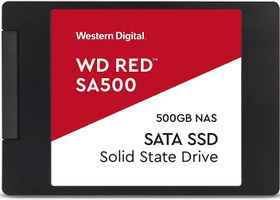 تصویر وسترن دیجیتال 500 گیگابایت WD Red SA500 NAS 3D NAND SSD داخلی - SATA III 6 گیگابیت بر ثانیه، 2.5 اینچ/7 میلی متر، تا 560 مگابایت بر ثانیه - WDS500G1R0A 