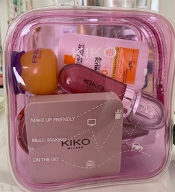 تصویر کیف کلاچ آرایشی pvc شفاف کیکو میلانو KIKO MILANO code K-14 