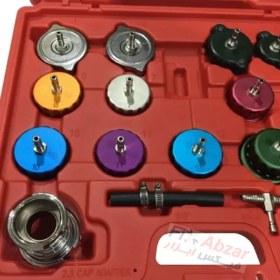 تصویر تست سیستم خنک کننده خودرو لیکوتا مدل ATP-2108 Licota Tools Logo Licota ATP-2108 Cooling System Radiator Pressure Tester Leak Detector Gasket Test Tool Set