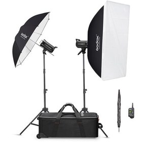 تصویر کیت فلاش استودیو دو شاخه گودوکس Godox SK300II-V Studio Flash kit 